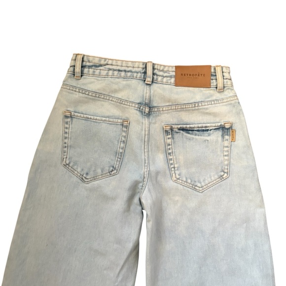 Retrofête Lorena Wide Leg Jean Light Blue Size 23/Waist 26.5